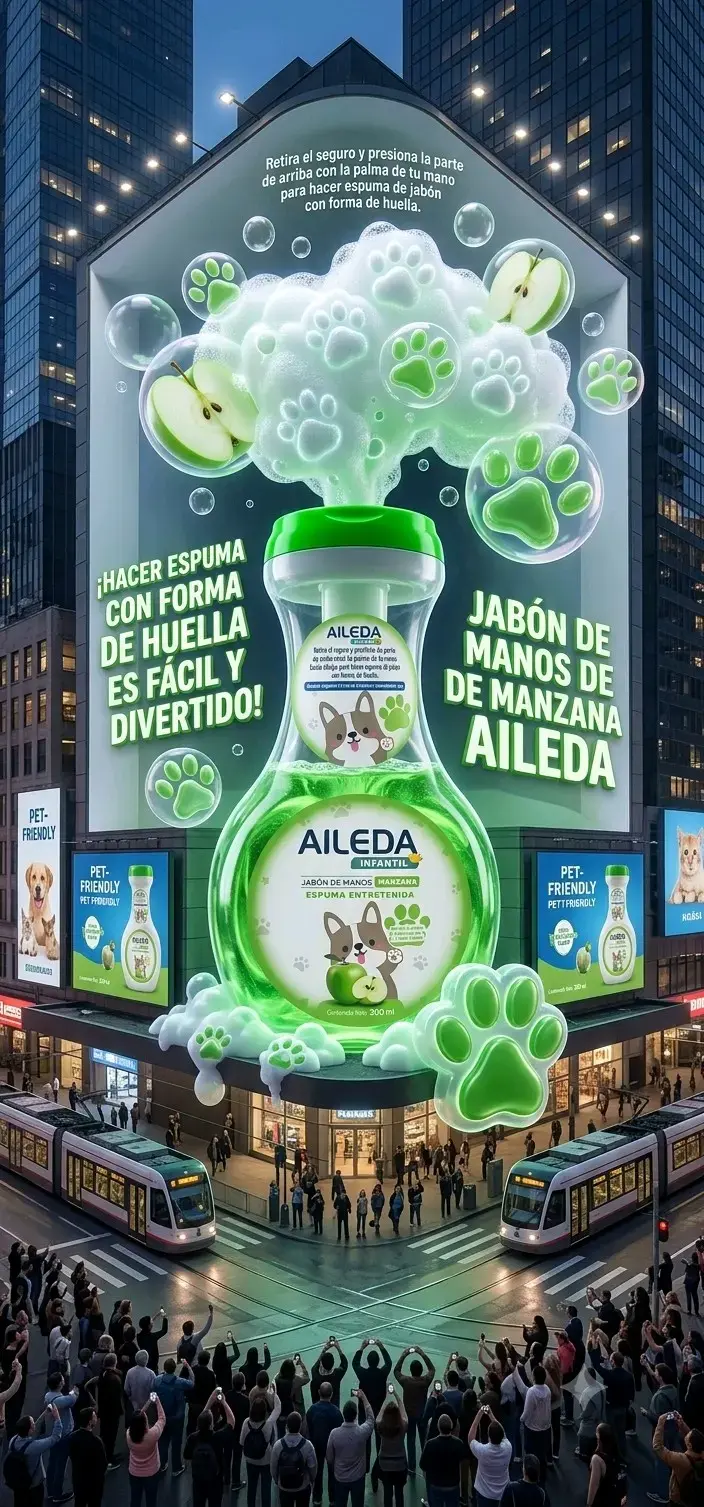 Jabón de Manos Infantil Aileda Manzana