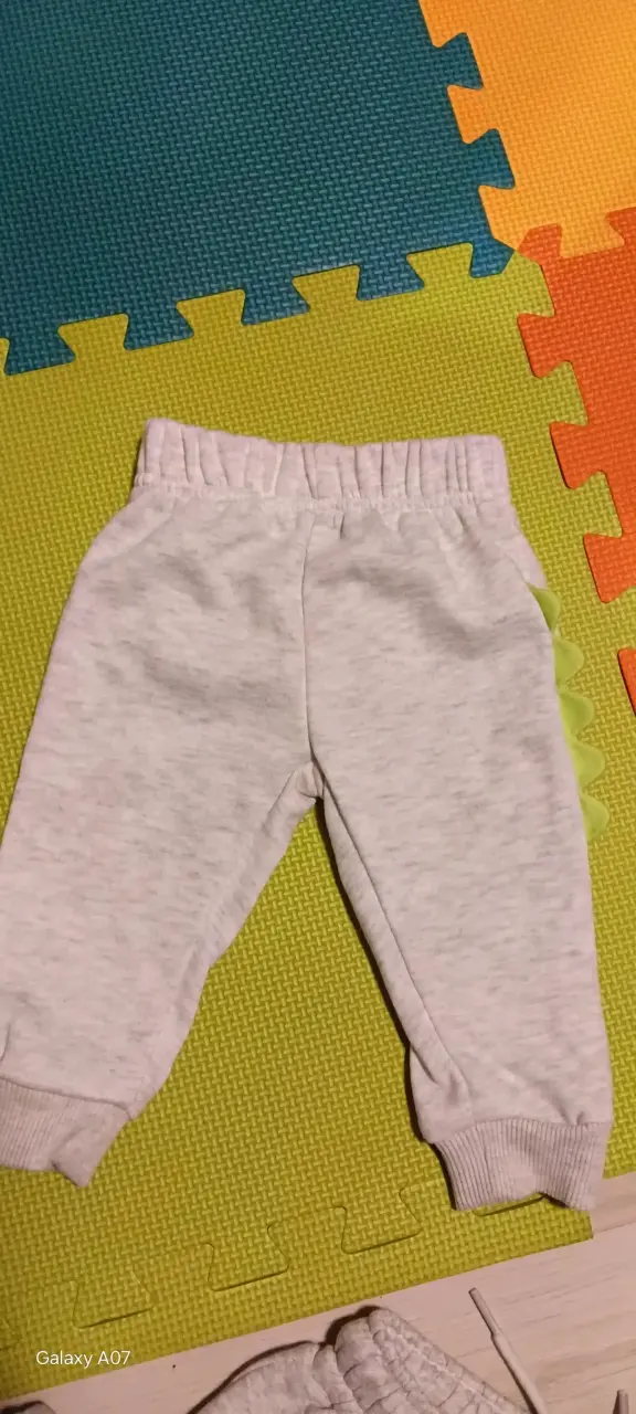 Pantalones cortos de bebé azul con diseño Roarr - 6