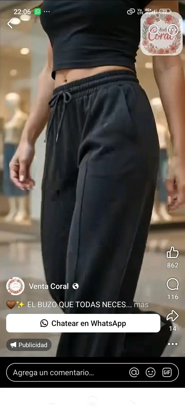 Pantalones anchos negros palazos tipo Zara 12 unid - 2