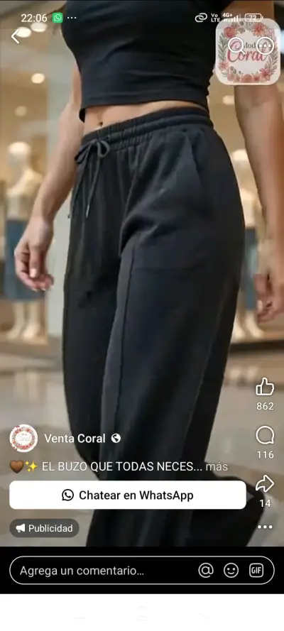 Pantalones anchos negros palazos tipo Zara 12 unid - miniatura 2