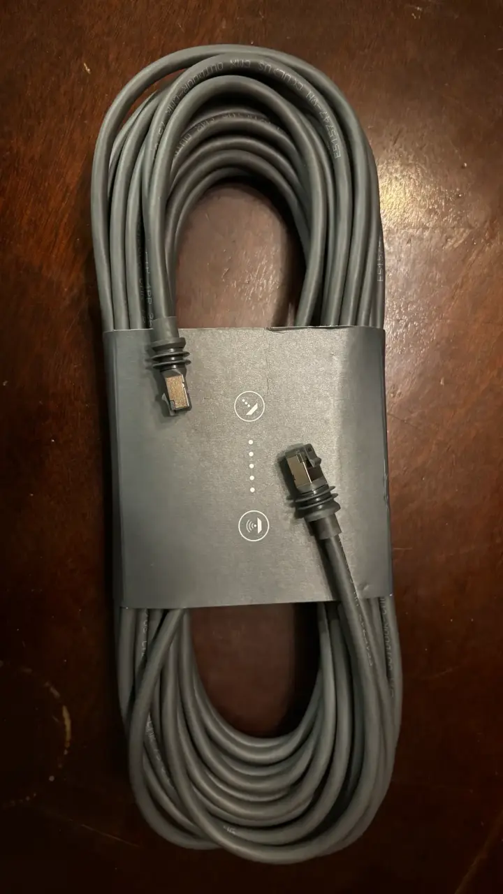 Cable Starlink  de  Ethernet gris 15 metros