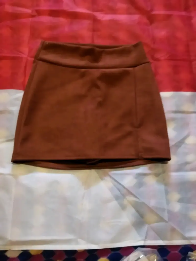 Falda shorts de gamuza - 3