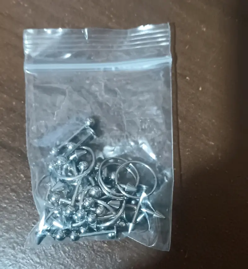 Set de Piercings de Acero Inoxidable - 4