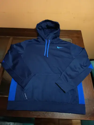 Polerón Nike Therma-Fit Azul Marino - miniatura 1