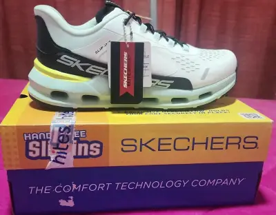 Zapatillas Skechers Slip-ins Blancas - miniatura 1
