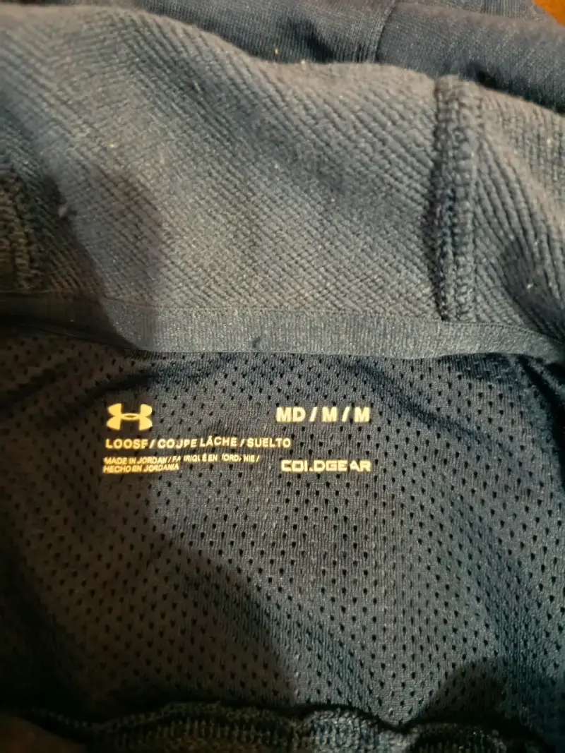 Polerón con capucha Under Armour azul talla M - 2