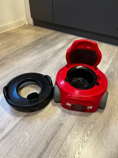 Bacinica de auto para niños, diseño divertido - miniatura 3