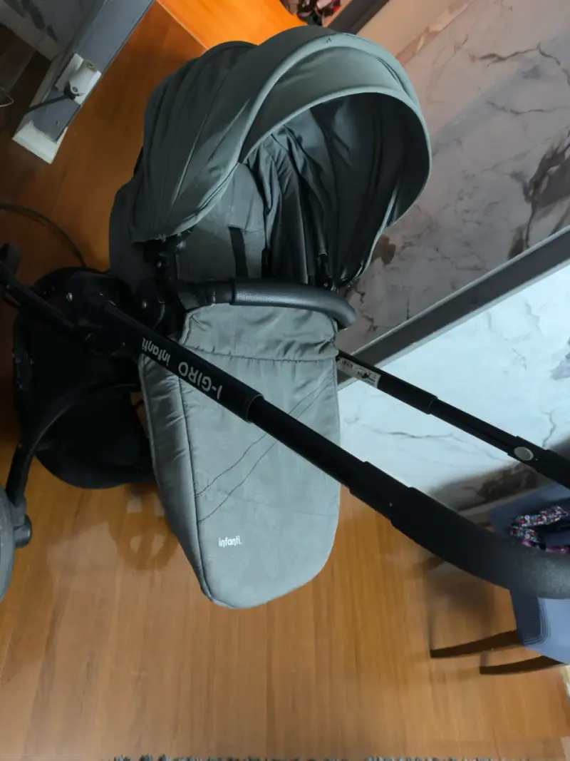 Coche de bebé Infanti Giro gris plegable - 5