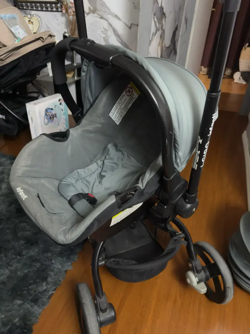 Coche de bebé Infanti Giro gris plegable - 6