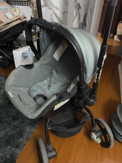 Coche de bebé Infanti Giro gris plegable - miniatura 6