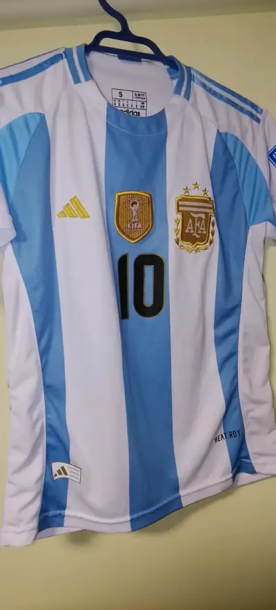Camiseta Argentina Adidas Messi 10 Oficial - miniatura 1