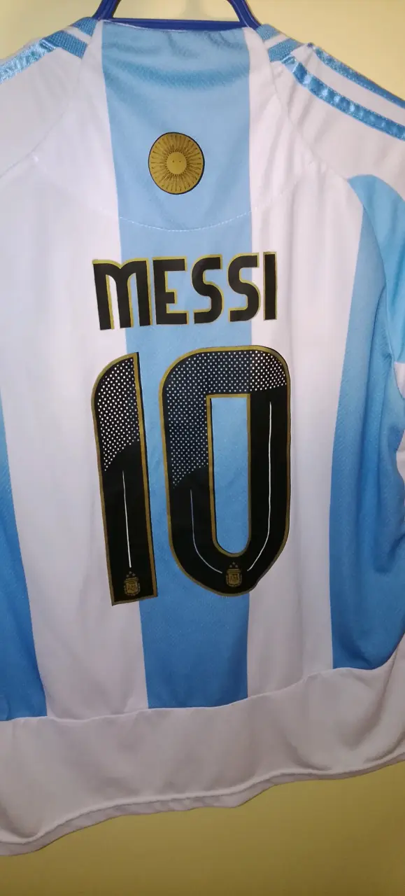 Camiseta Argentina Adidas Messi 10 Oficial - 2