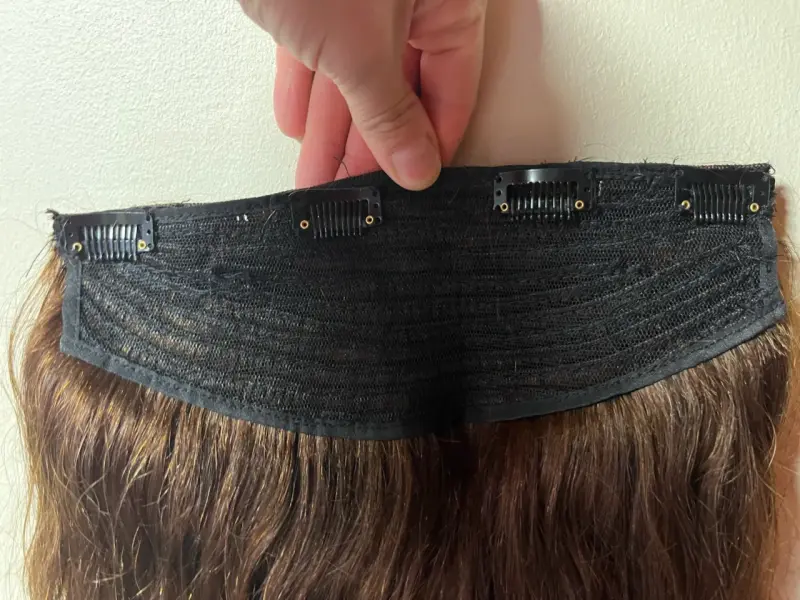 Extensiones de cabello ondulado castaño claro - 2