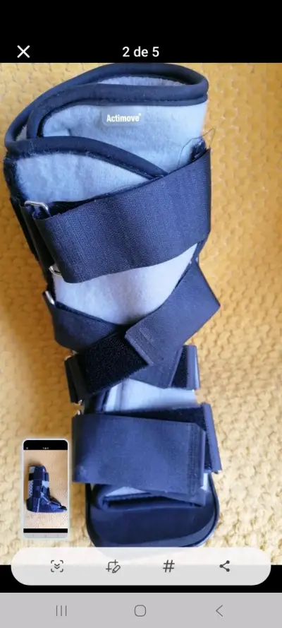 Bota ortopédica ajustable para recuperación - miniatura 3
