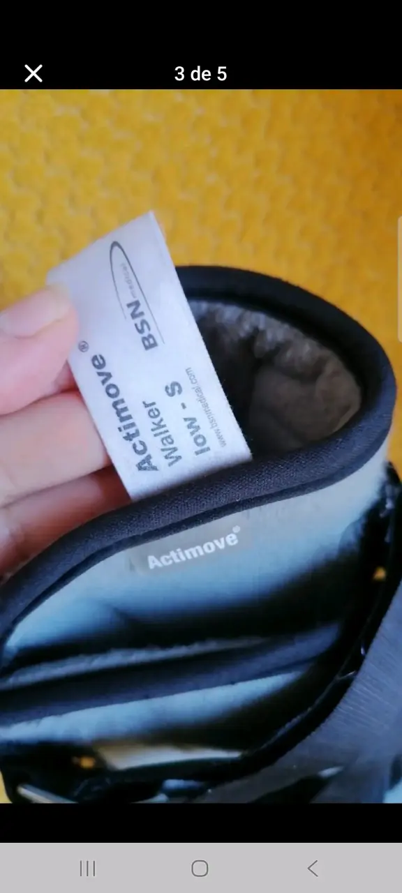 Bota ortopédica ajustable para recuperación - 5