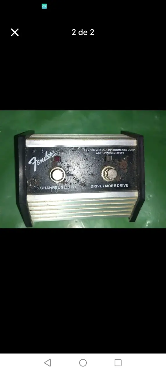Pedal de cambio de canal Fender para amplificador - 2
