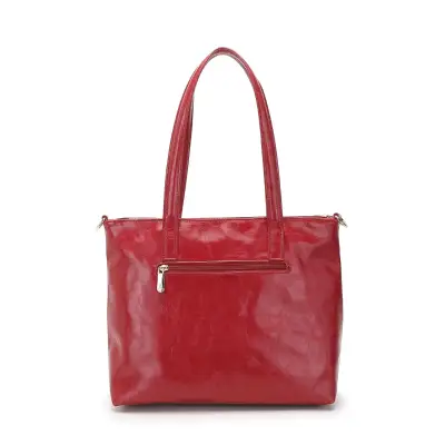 cartera marca Lilas color rojo, excelente calidad - miniatura 2