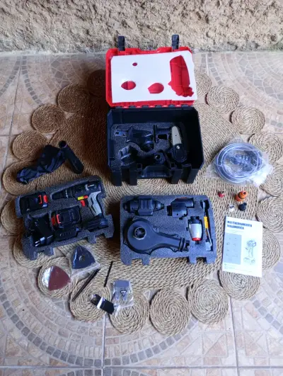 Taladro inalámbrico multifunción con accesorios - miniatura 6