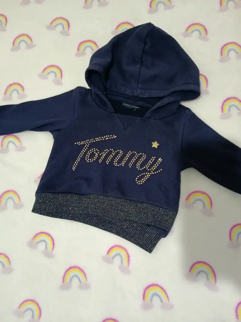 Polerón con capucha Tommy para niña