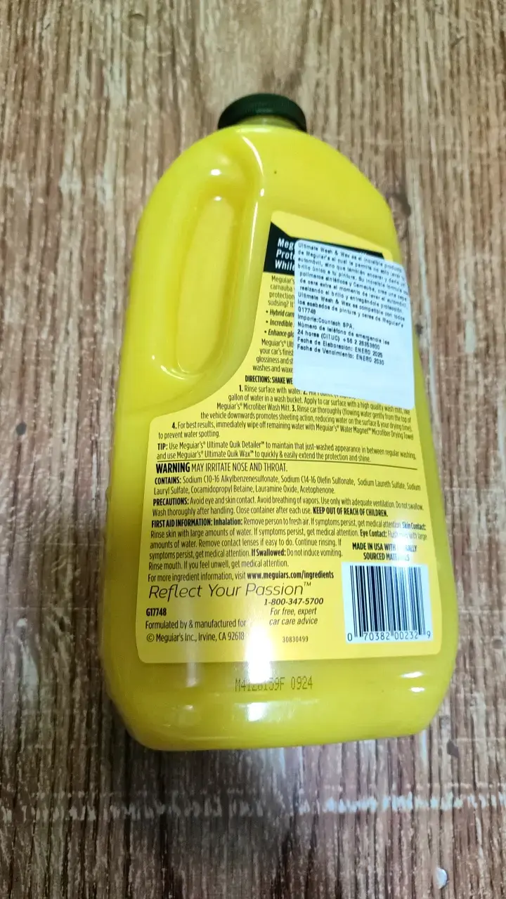 Shampoo para autos Meguiar's Ultimate Wash & Wax - 2