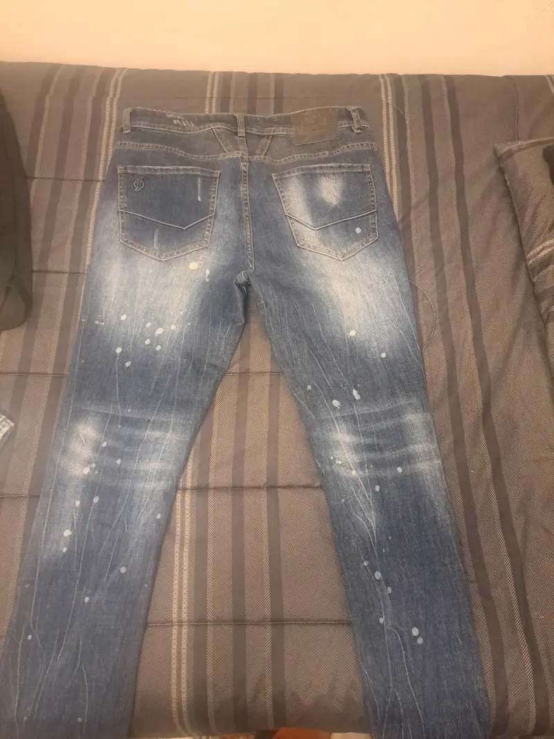 Jeans desgastados para hombre talla 42 - 2