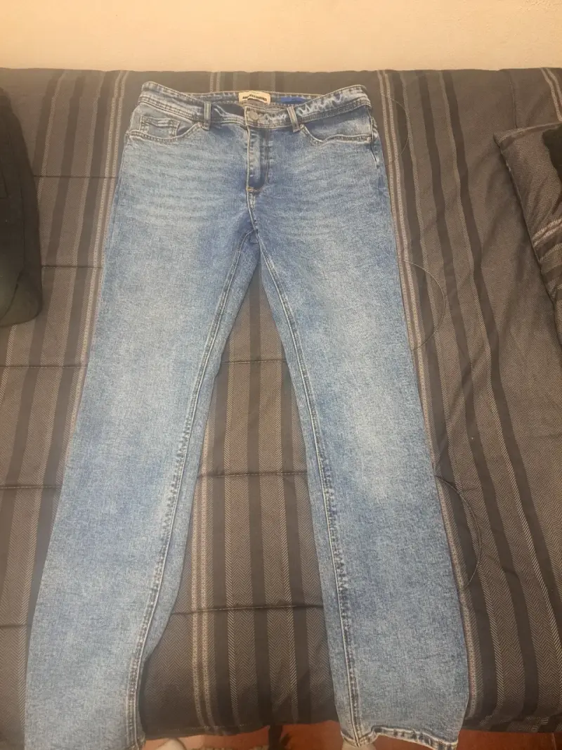 Jeans Americanino de mezclilla azul claro, hombre - 1