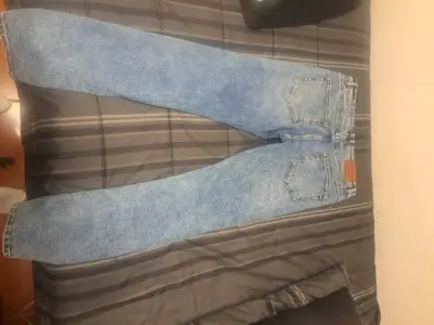 Jeans Americanino de mezclilla azul claro, hombre - miniatura 2