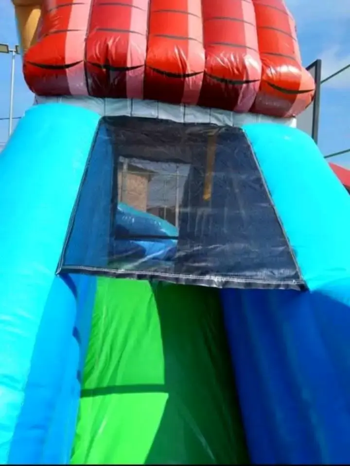 Castillo inflable inflable con diseño de unicornio - 6