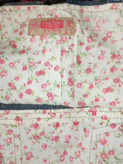 Jumper de mezclilla para niña talla 8 - miniatura 2