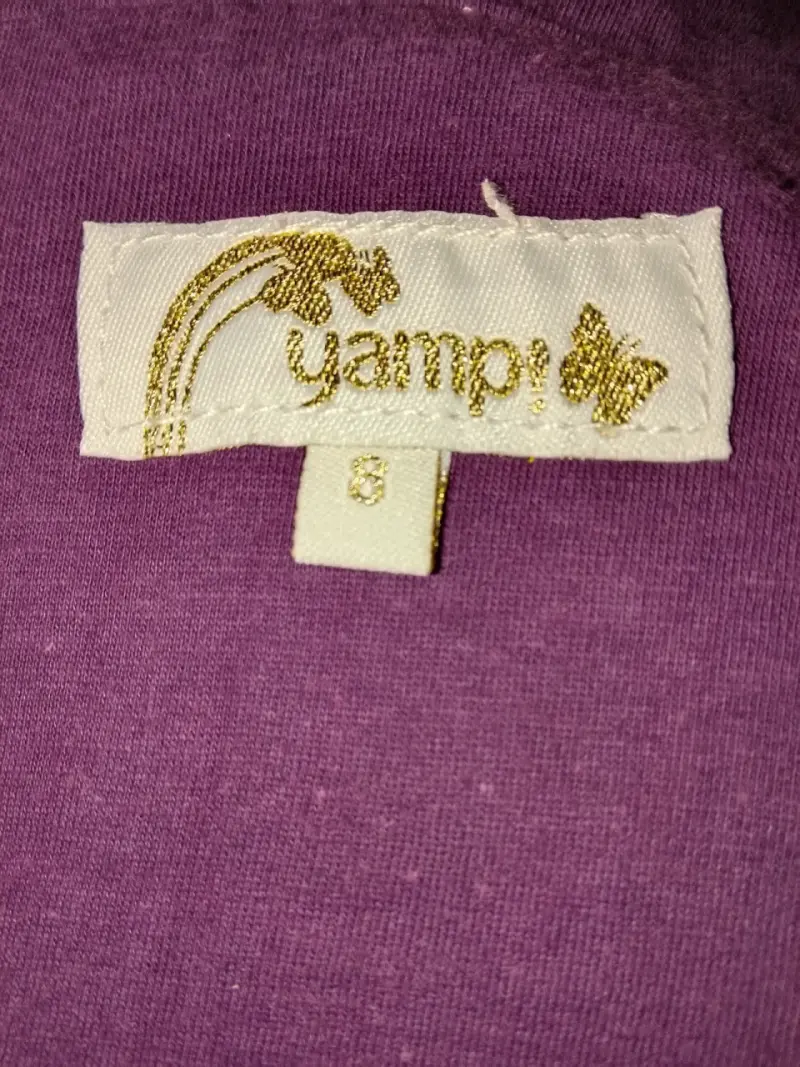 Chaqueta morada para niña Yamp talla 8 - 2