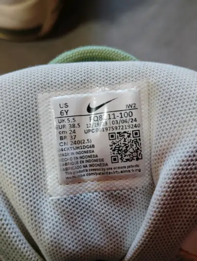 Zapatillas Nike Air More Uptempo Blancas Talla 37 - miniatura 4