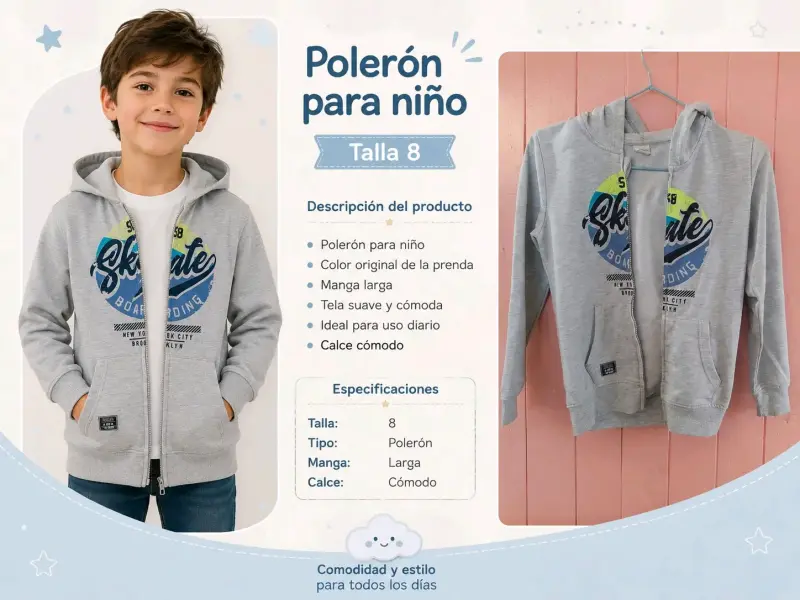 Polerones varios niñ@s y juvenil - 3