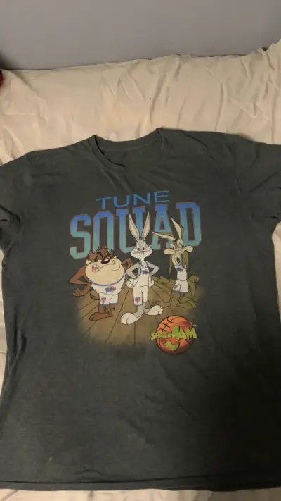 Polera Tune Squad Space Jam Gris Talla XL - miniatura 1