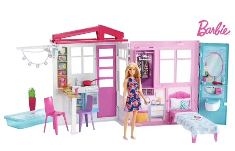 Casa de muñecas Barbie con accesorios