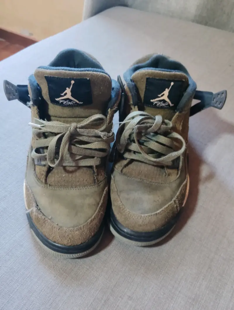 Zapatillas Air Jordan 6.5Y verde oliva - 3