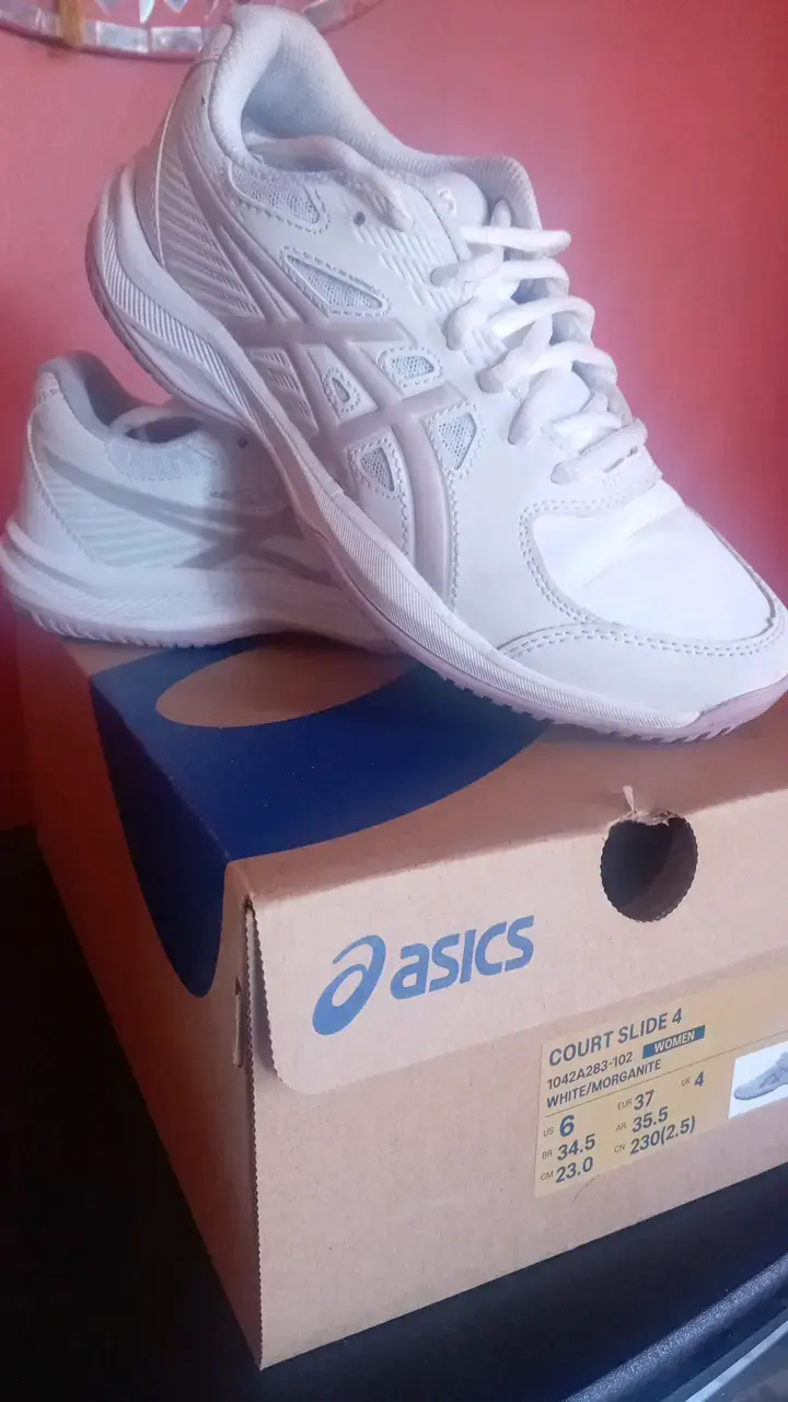 Zapatillas deportivas blancas Asics Court Slide 4 - 2