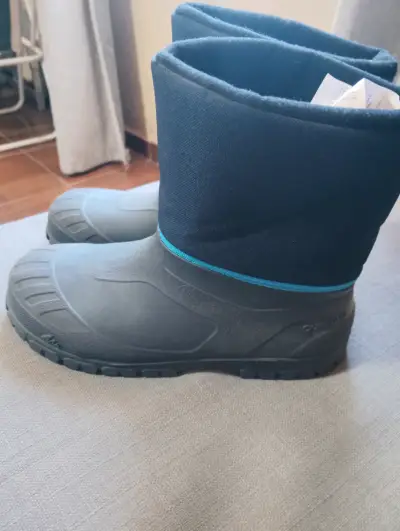 Botas de nieve Quechua SH100 Warm JR azul - miniatura 1