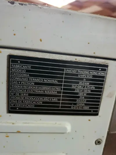 Horno industrial a gas Unique UHP-2 ECO - miniatura 2