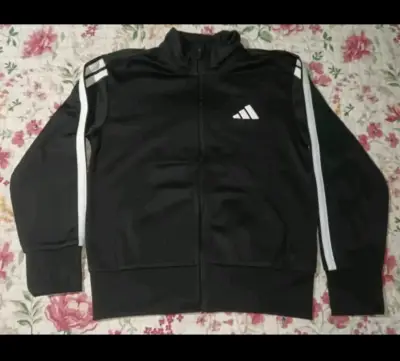 Conjunto deportivo negro Adidas para niños - miniatura 1