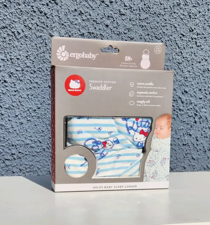 Swaddle de algodón premium Hello Kitty para bebé - 3