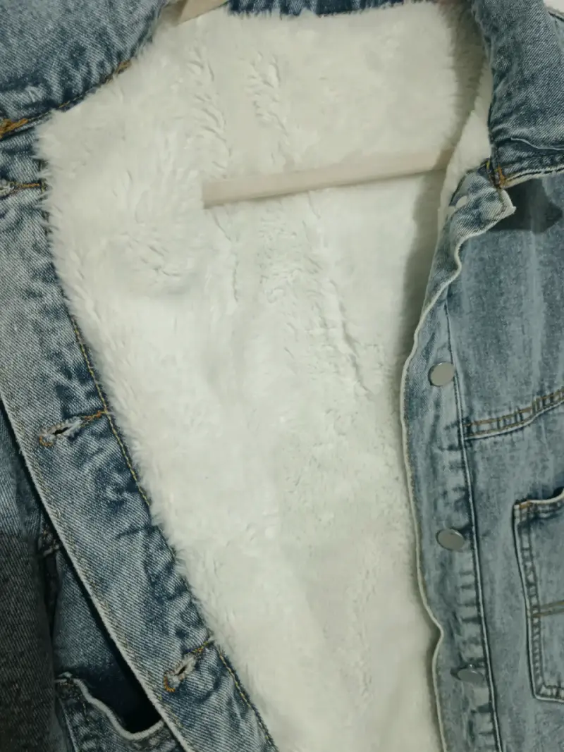 Chaqueta de mezclilla con forro de lana - 2