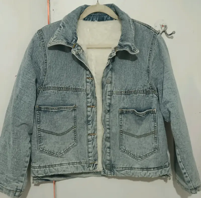 Chaqueta de mezclilla con forro de lana - 3
