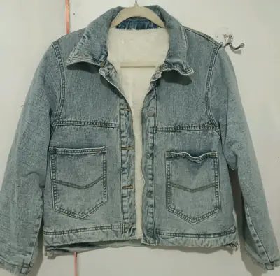 Chaqueta de mezclilla con forro de lana - miniatura 3