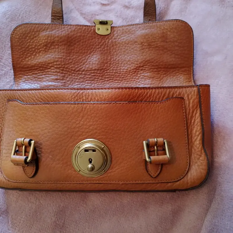Cartera de cuero marrón Ralph Lauren Polo - 2