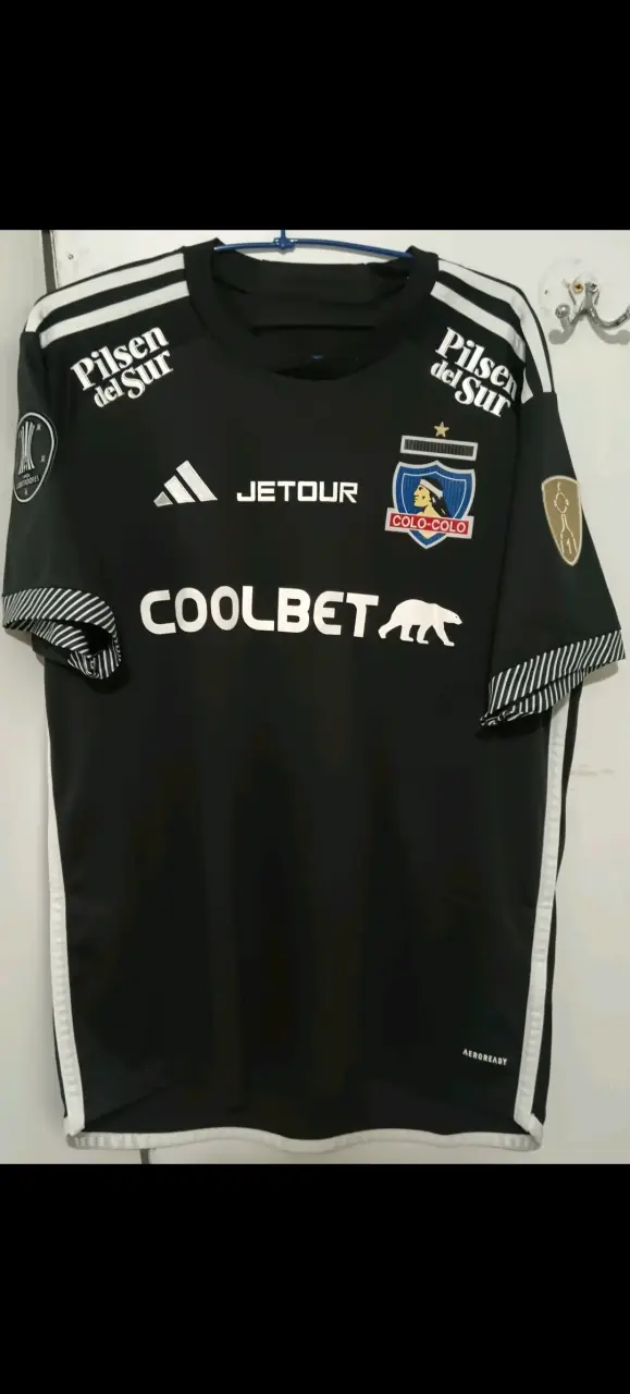 Camiseta Colo Colo Vidal 23 Negra - 2
