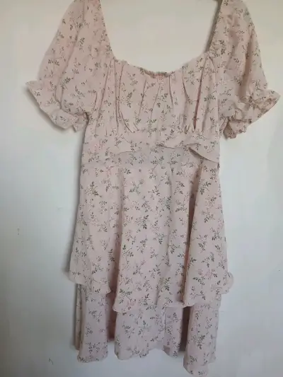 Vestido floral manga abullonada Flirla - miniatura 3