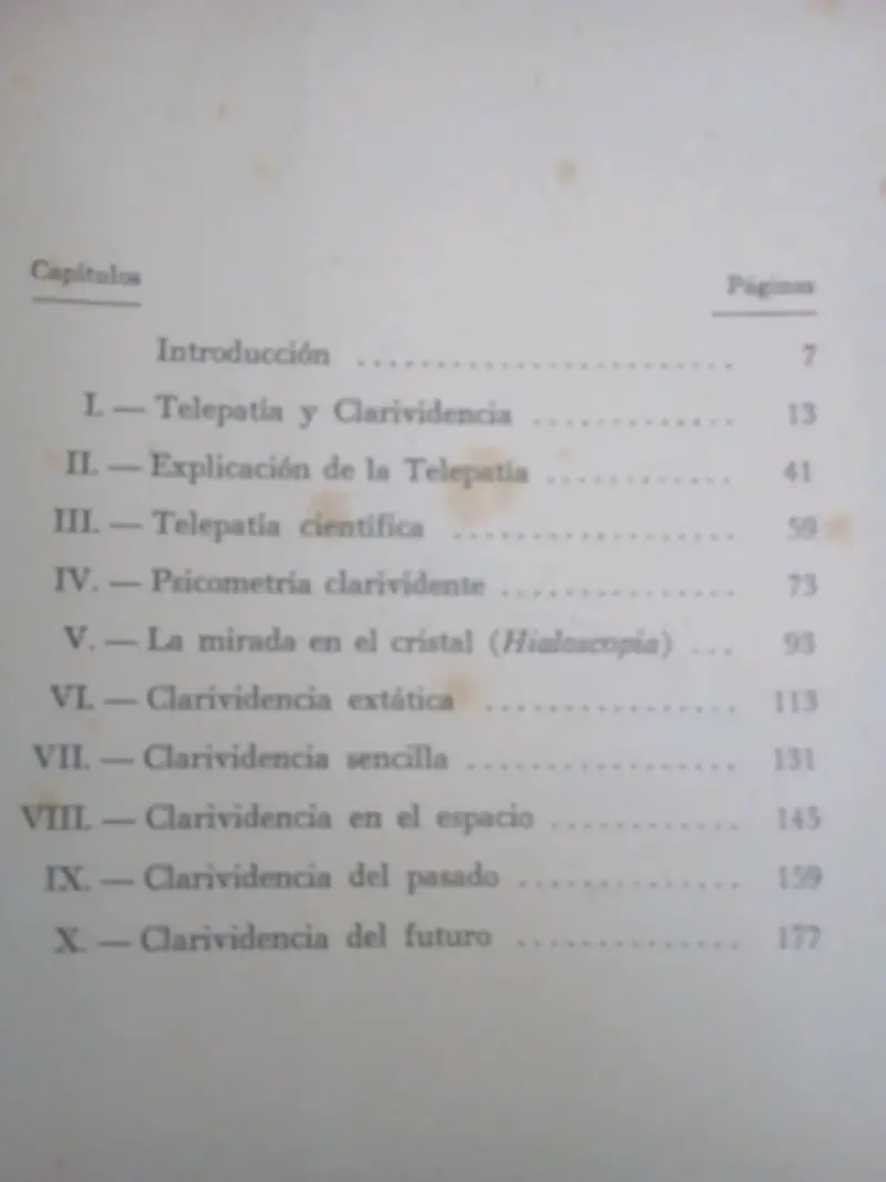 Libro Telepatía y Clarividencia de Swami Panchadasi - 2