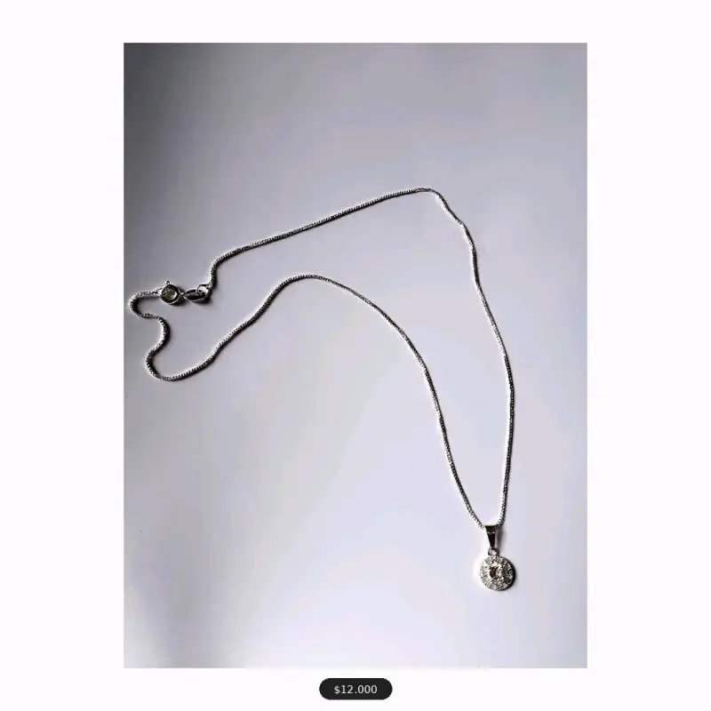 Collares de plata con dijes variados - 2
