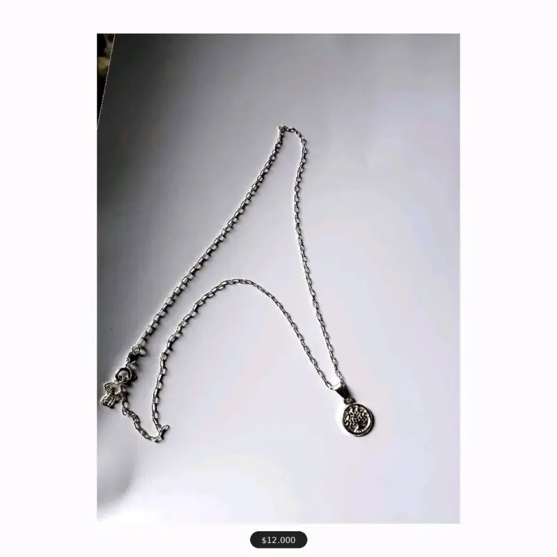 Collares de plata con dijes variados - 5
