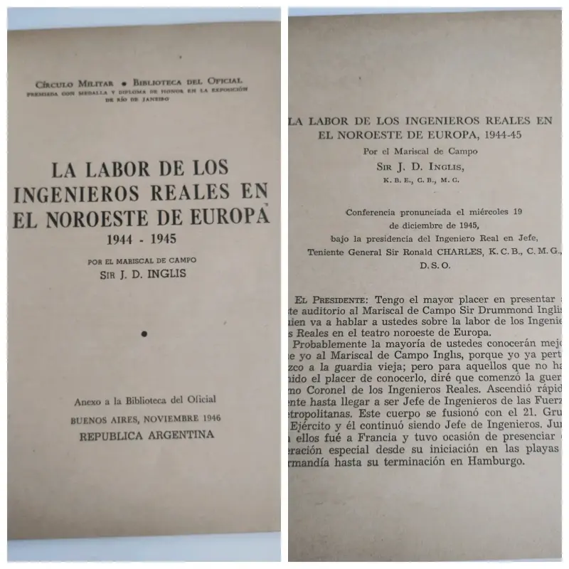 Libro 'La Labor de los Ingenieros Reales' 1944-1945 - 2